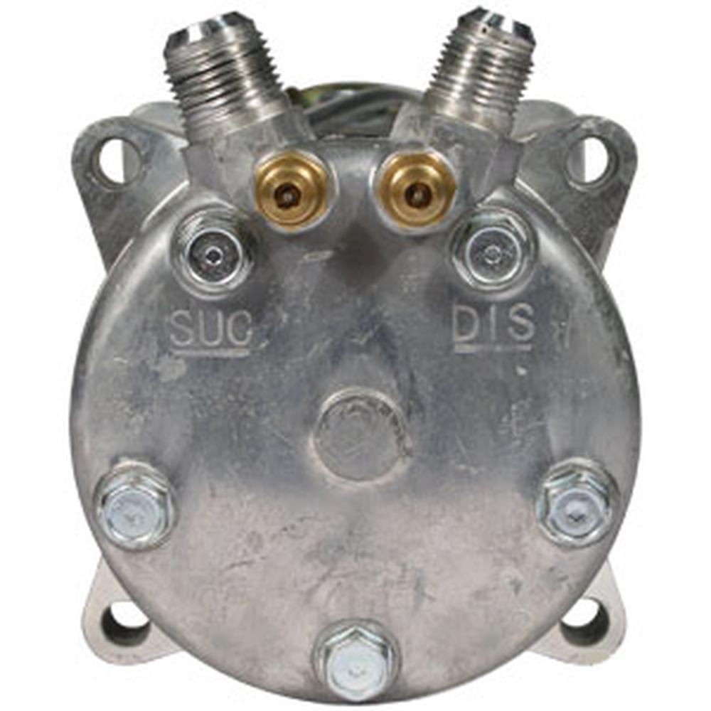 8819103 Sanden SD510HD Compressor, w/ 2 Groove Clutch - Fits Massey Ferguson