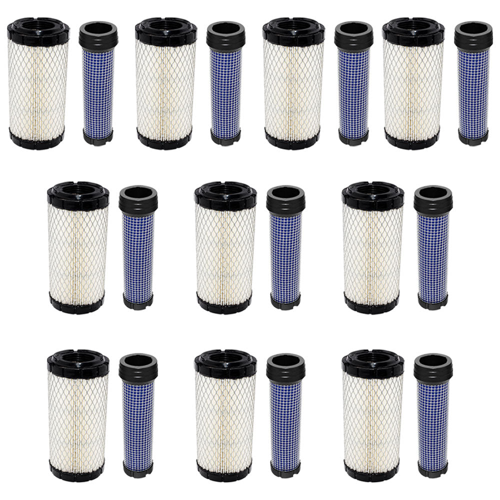 Qty. 10: Inner & Outer Air Filter
 Fits Walker Replaces 5090-01