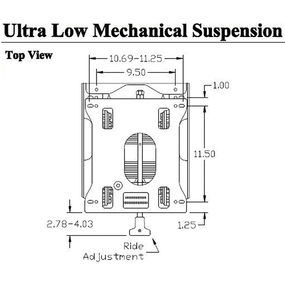 Seat Suspension Kit fits Snapper Pro Fits Ferris Fits Cub Cadet Tank Big Dog