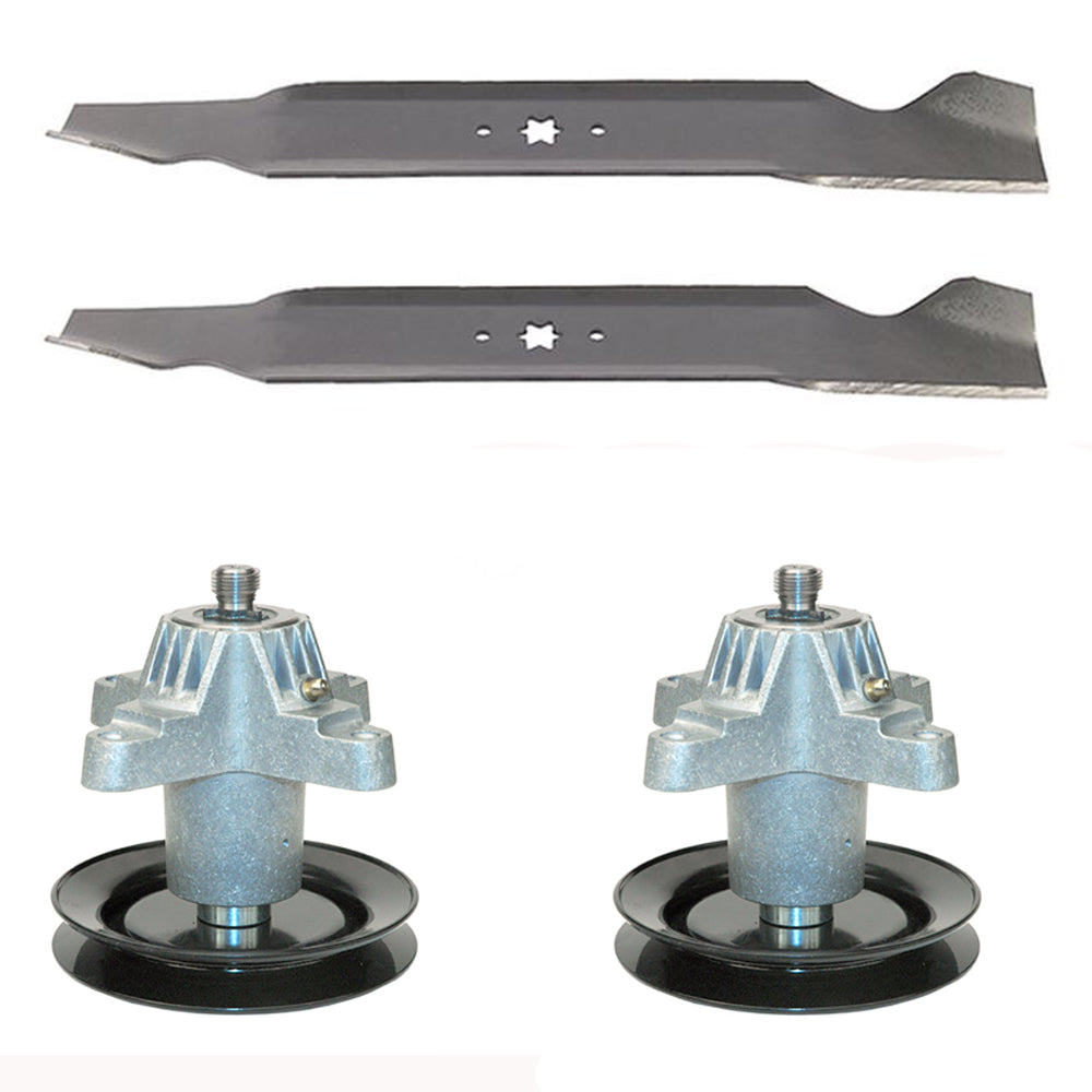 618-04474 Spindle Assembly w/ Pulley & Blade Kit Fits MTD