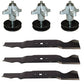 490-110-C125 Spindles & Blades Set Fits Troy Bilt GT-2554 14AR809K063