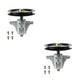 112-0395 Qty 2: Mower Deck Spindle with Pulley and Bolts Fits Troy Bilt