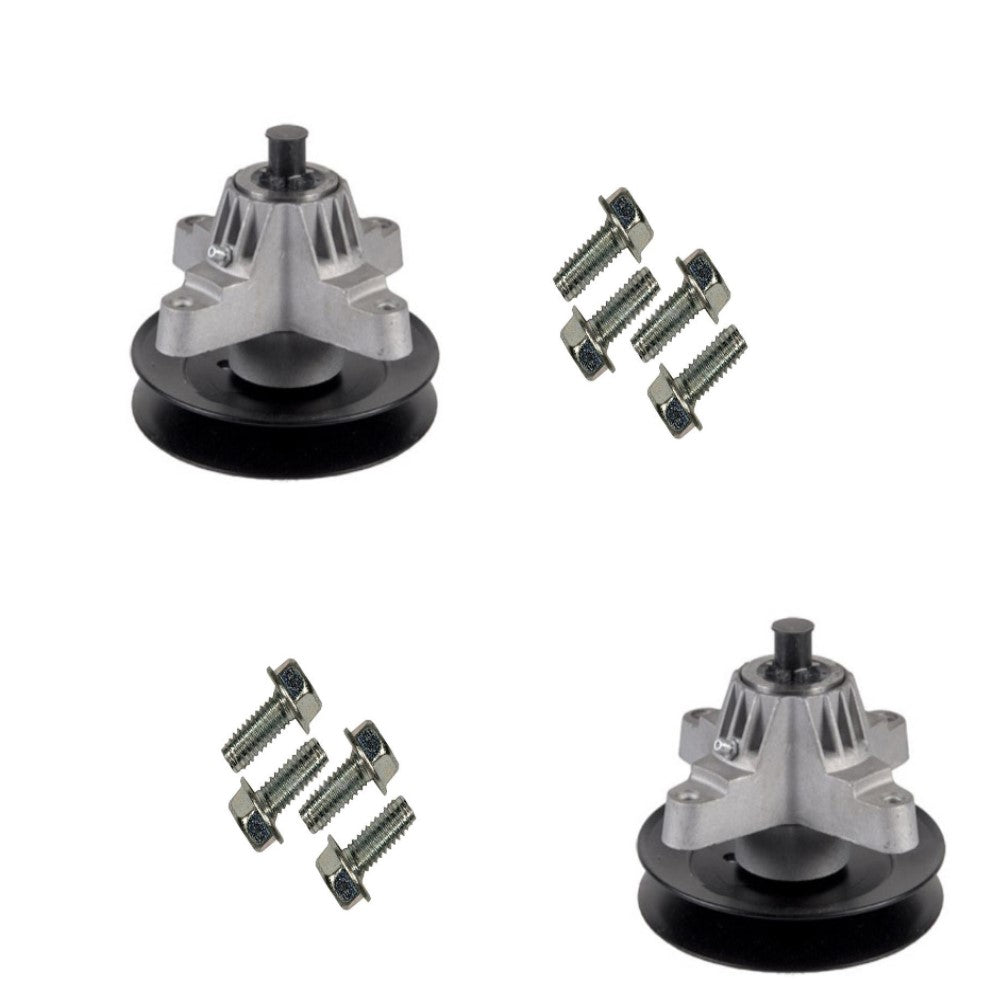 159830 Qty 2: Spindle Assemblies and Bolts Fits MTD 600 Series (36" & 42" Decks)
