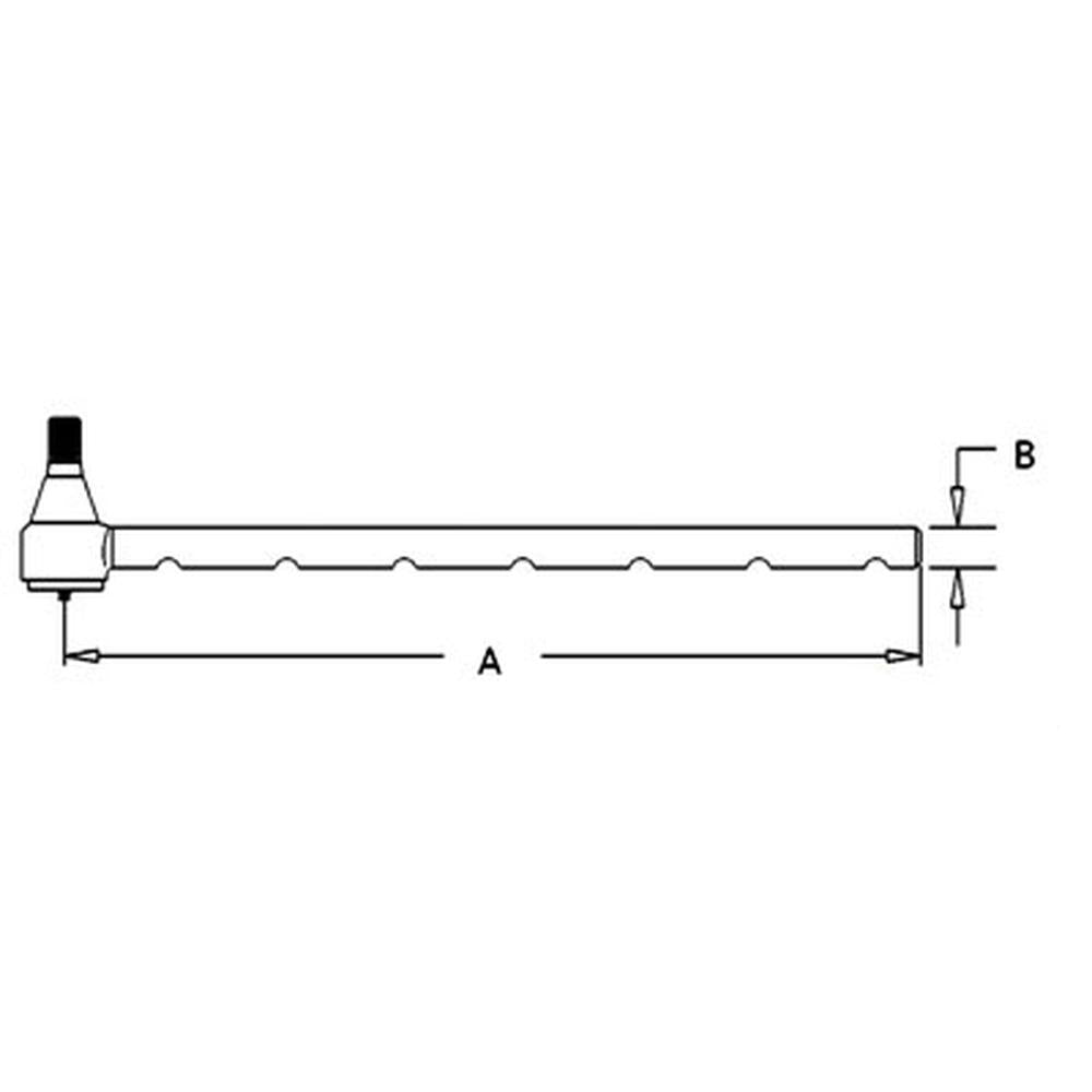 65079C91 Tie Rod Fits International 384 464 485 495 574 585 595 674