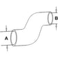 Bottom Radiator Hose Fits 666 686 HYDRO 70 HYDRO 86 65430C1 65430C1-A