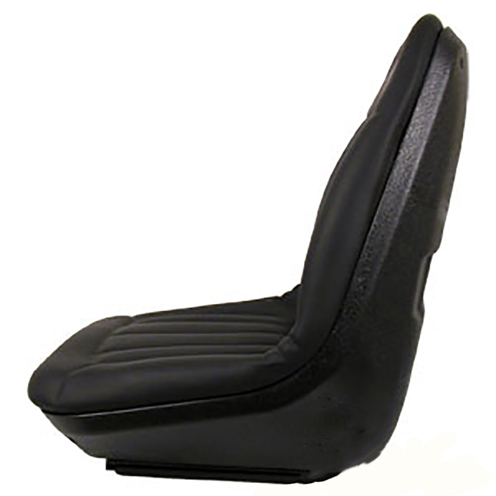Black Vinyl Seat with Rails Fits Bobcat Replaces ST55
