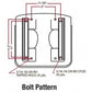 Black Vinyl Seat with Rails Fits Bobcat Replaces ST55