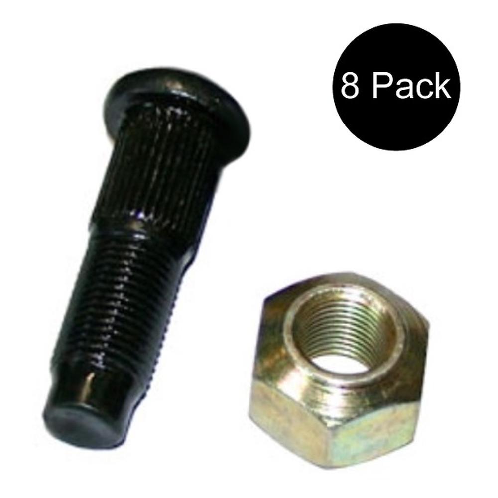 6519169 (8) Wheel Bolt with (8) Nuts  Fits Bobcat 500 520 530 533 540 542B 543