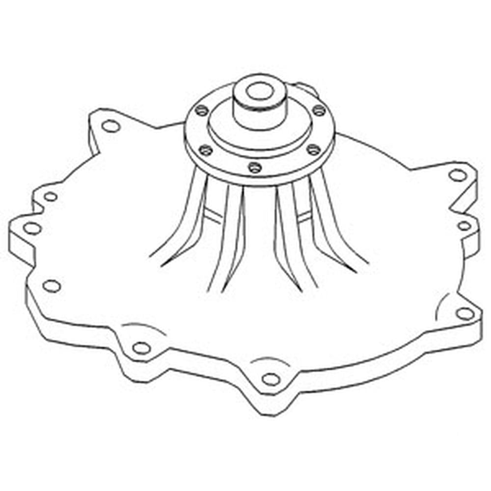 Water Pump Fits International 766 966 1066 1466 673162C93 Fits Case IH 749908C91