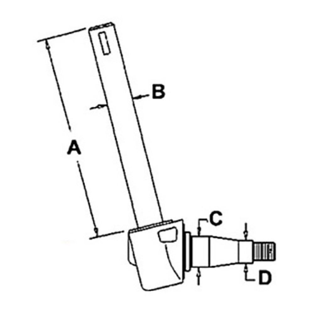 674385V93 Right Hand Spindle Fits Massey Ferguson