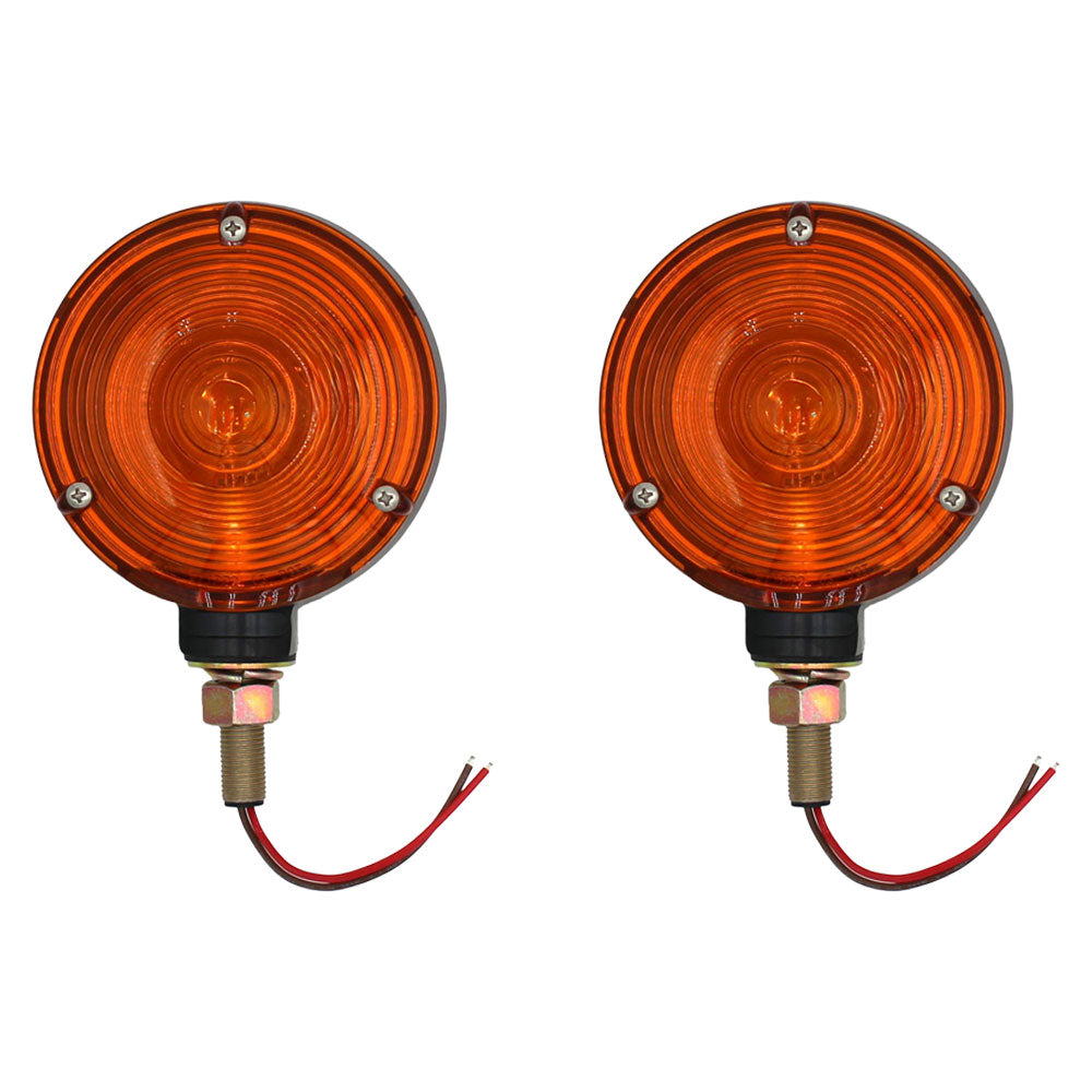 677540 Qty 2: Amber Light Fits Massey Ferguson