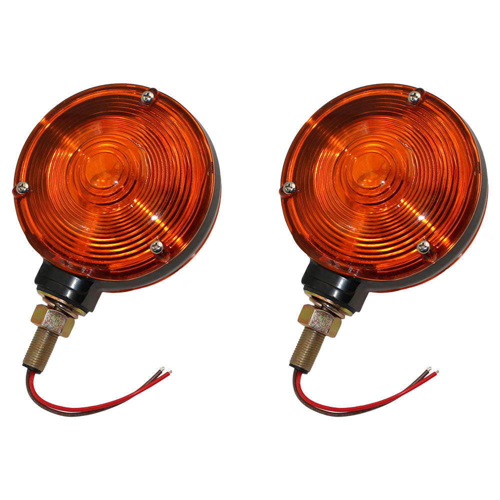 677540 Qty 2: Amber Light Fits Massey Ferguson