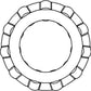 Steering Shaft Worm Gear Thrust Bearing Cone Fits Massey Ferguson TO30 760906M1