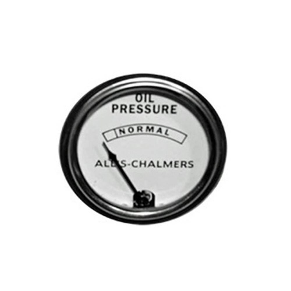 70228718-WHT - Oil Pressure Gauge (w/ White Face Plate)