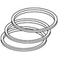 Piston Ring PR149 Fits Case 450 D17 Super M Super MTA Super W6 W400 W450 W6TA