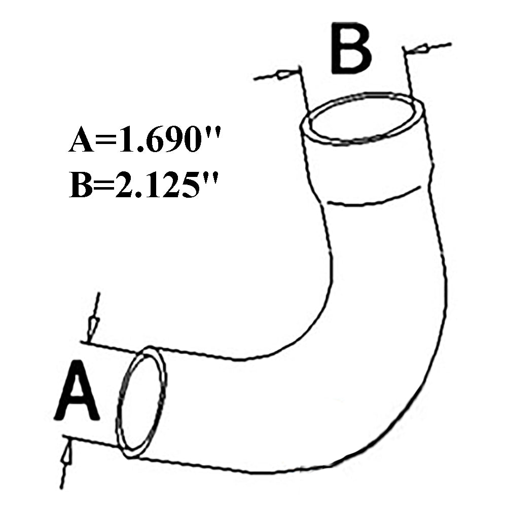 Upper & Lower Radiator Hose Set Fits Allis Chalmers Replaces 243014