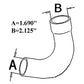243014 Upper & Lower Radiator Hose Set Fits Allis Chalmers