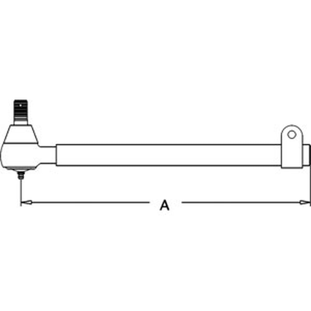 254661 Female Tie Rod Fits Allis Chalmers 170 180 185 D14 D15 D17 D19 WD WD45