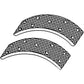 70276950 Two Brake Band Shoe Linings Kit Fits Allis Chalmers D17 WD WD45