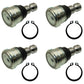 4 Pack - Upper Lower Ball Joint Kit for Polaris RZR 1000 XP 4 Ranger 570 7082507