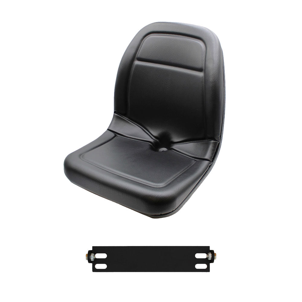 4478301 Black Seat with Bracket
 Fits John Deere