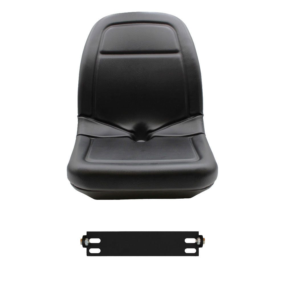 4478301 Black Seat with Bracket
 Fits John Deere