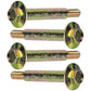 Qty 4: Wheel & Bolt Combo Fits Yard Man Replaces Hub Length 2-1/2" Tread Smooth
