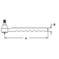 E-72161866 Long Tie Rod for White / Oliver / Mpl Moline & Deutz 145 Workhorse++