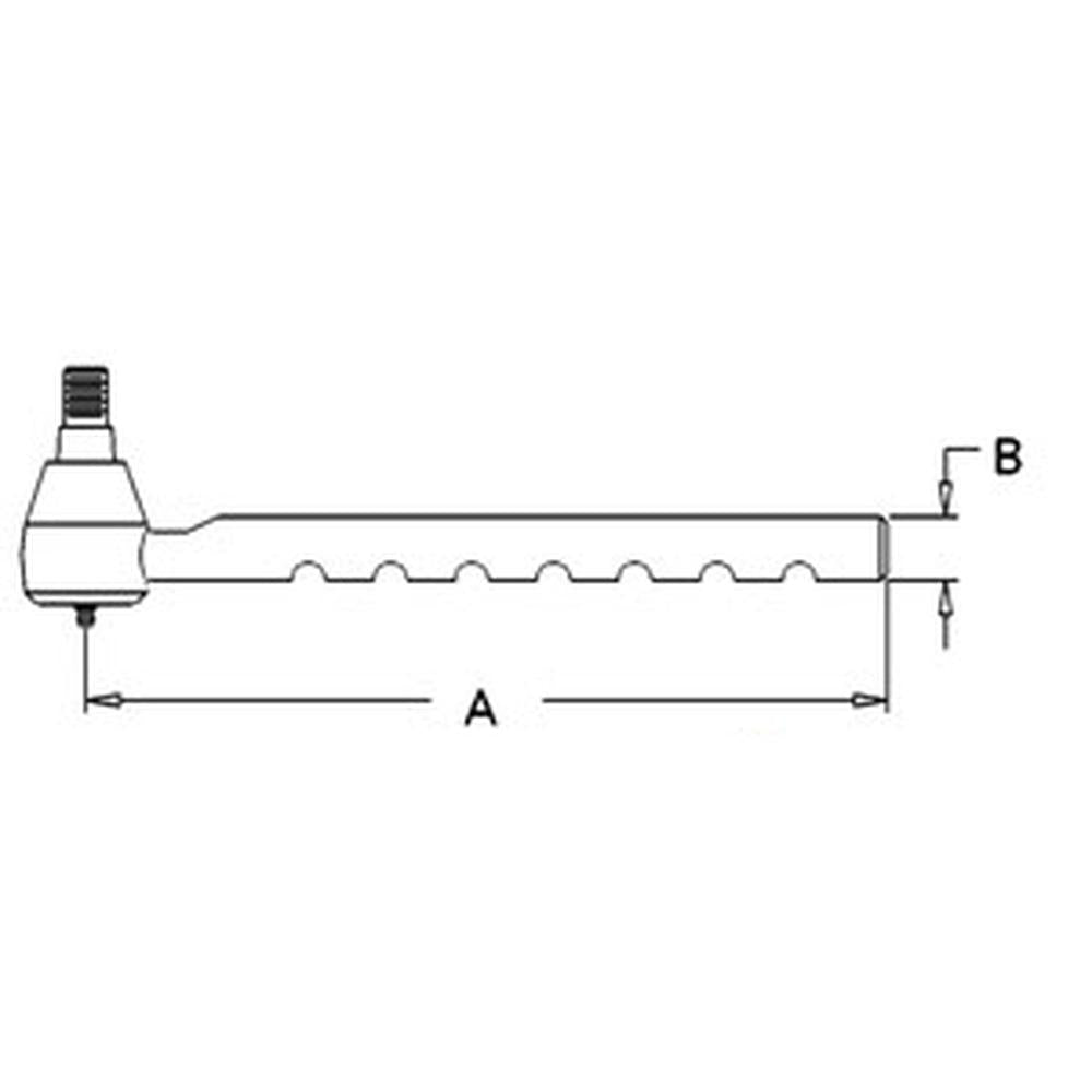 AM72161866 Tie Rod Fits Allis Chalmers