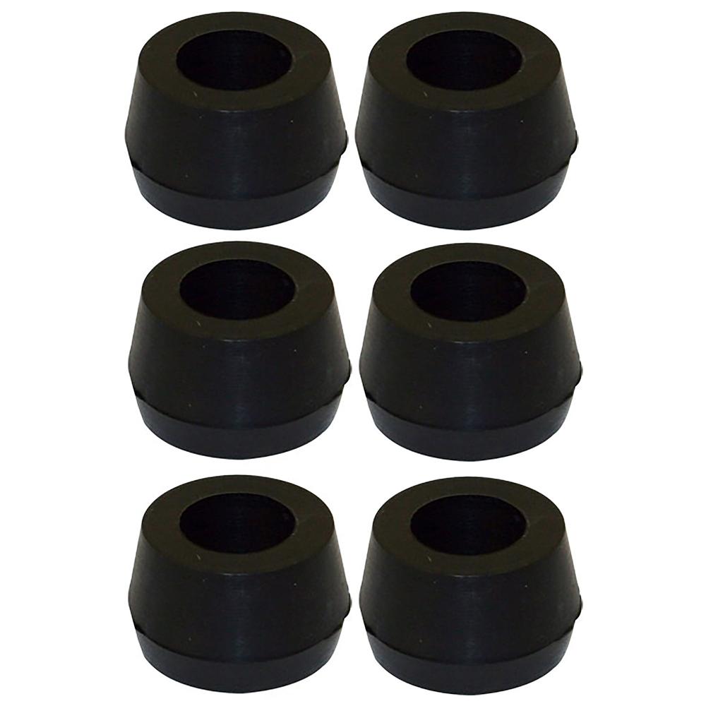 Qty 6: Rubber Seat Bushing Fits Case/International Harvester Replaces 250416R1