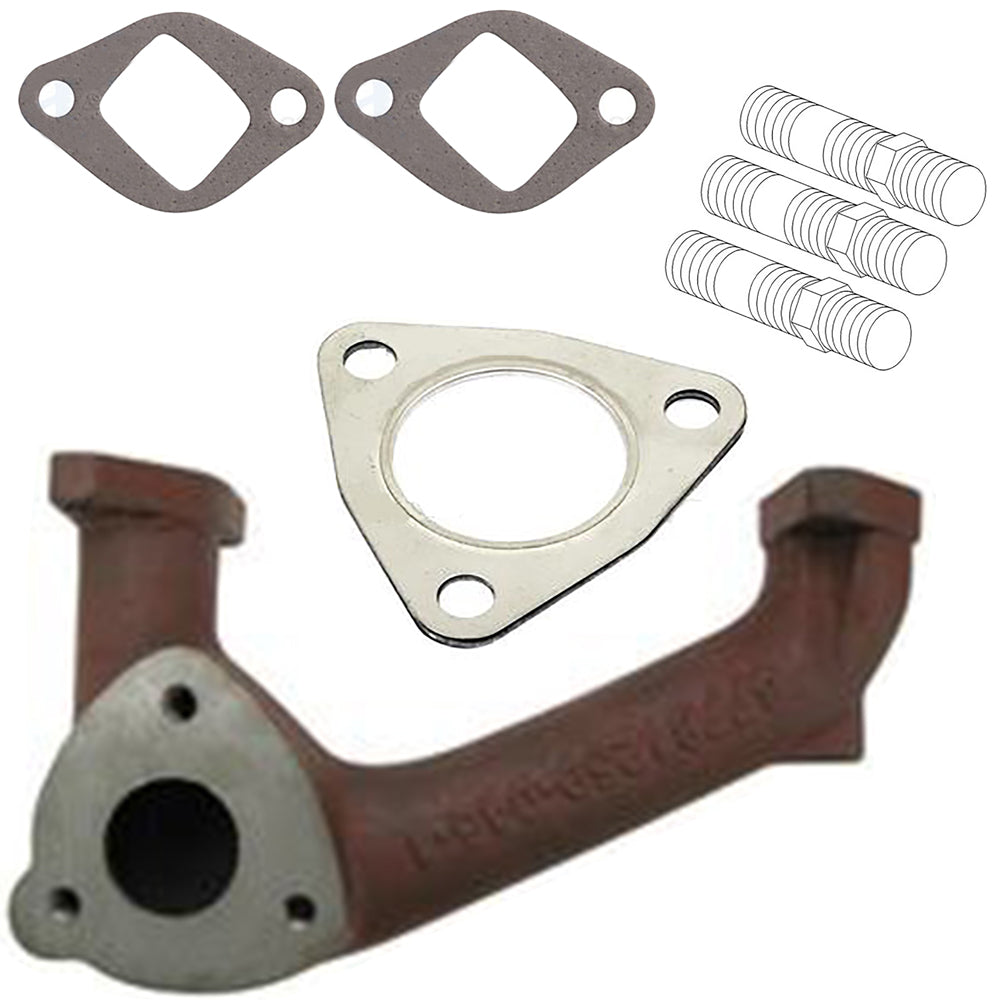 0826232 Manifold w/ Gaskets & Bolts Fits Massey Ferguson 1100 1105 1130 1135 133