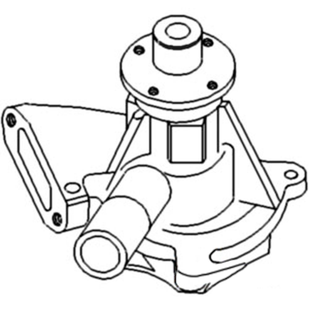 35859 Water Pump Fits Allis Chalmers