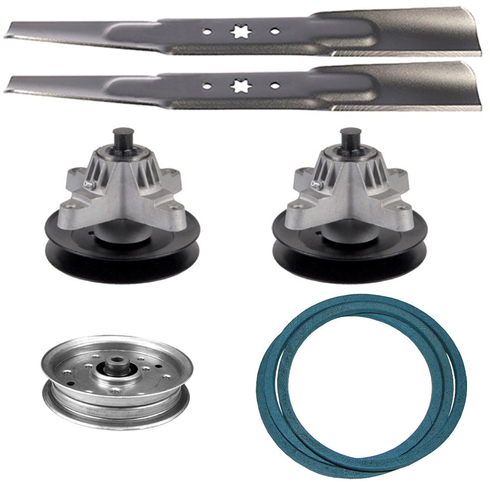 490-110-C108 Blades, Spindles, Pulley & Belt Kit Fits MTD LT1855 LT1855H