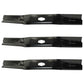 (3) New Mower Blades 17225 Fits MTD 742P05086-L Fits Cub Cadet 54" Diamond CH