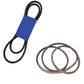 Deck & Drive Belt Combo
 Fits White Replaces 07200436
