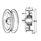 756-0365 Flat Idler Pulley with Flanges Fits White