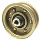 Flat Idler Pulley for MTD 133Q694G401, 133R696G190, 133Z699G019 Mower Tractor