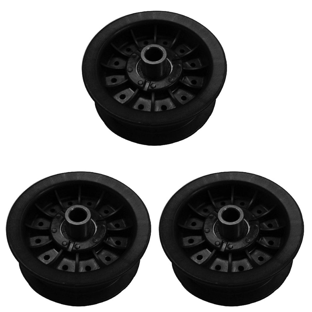 756-04224 Qty 3: Flat Idler Pulley Fits Troy Bilt