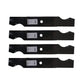 Four (4) 759-3817 Standard Mower Blades for 38" Decks 2130 2135 Fits Cub Cadet