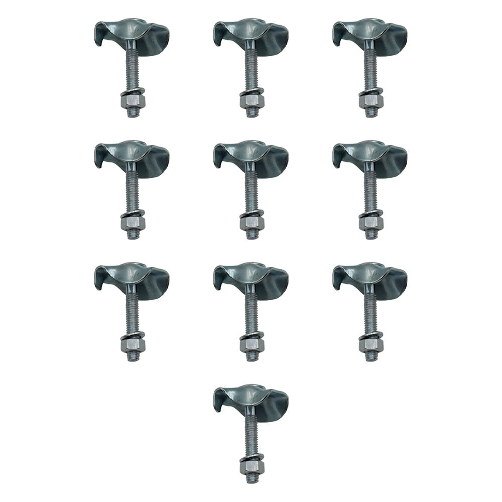 To Fits New Holland hay rake teeth hold down clips-10 pack 256 258 56 55 57