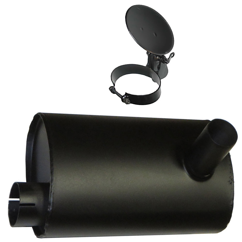7N4674 Muffler & Rain Cap Assembly Fits Caterpillar 910 931B 931C 935C D3B D3C
