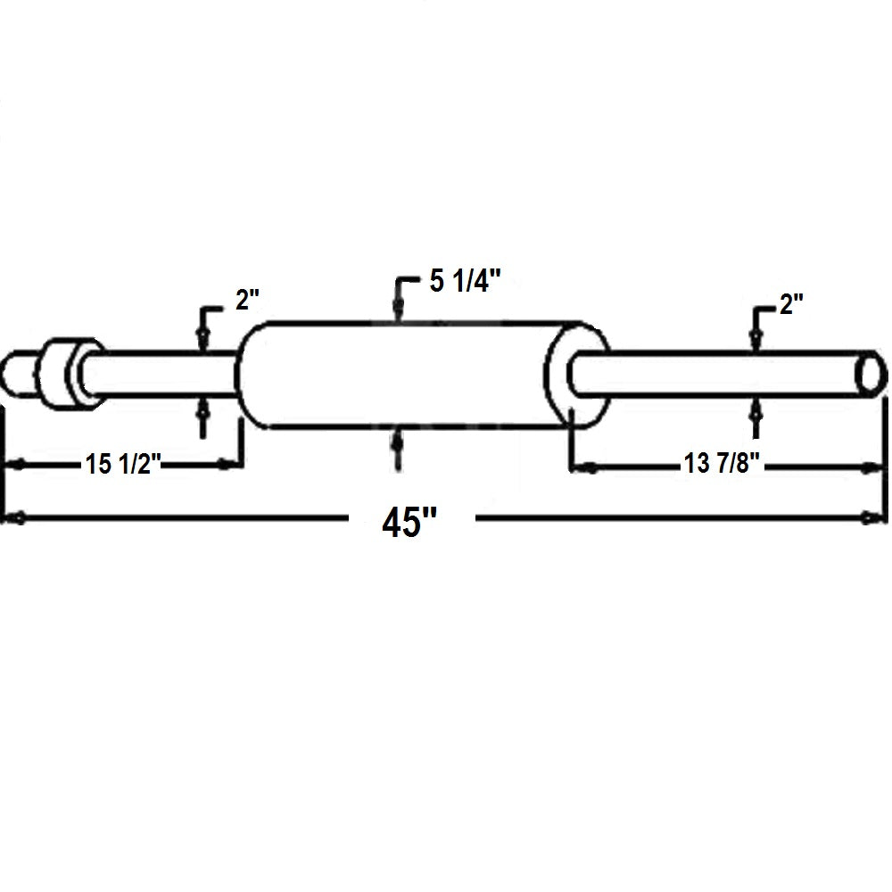VPE8009 Muffler Fits Vapormatic