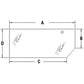 Lower Rear Glass Fits Case/International Harvester Replaces 82000485