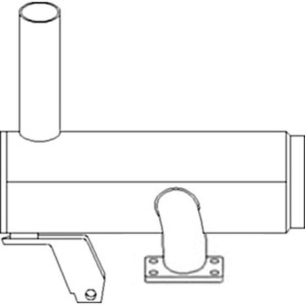 Muffler Fits New Holland 5640 6640 82009292