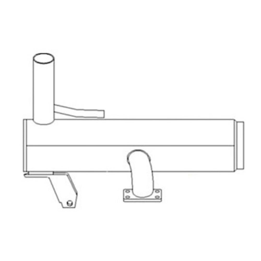Muffler Fits Ford/New Holland Replaces 81871354