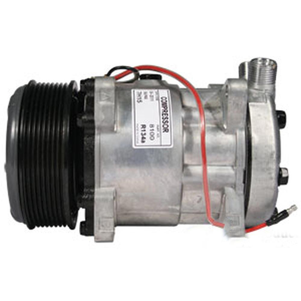 Compressor w/ Clutch Fits Ford/New Holland Replaces 82008689