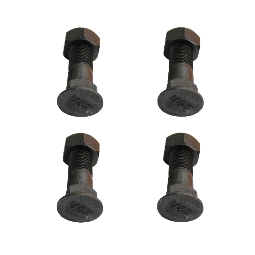 826/00303 Four Aftermarket Tooth Point Plough Bolts & Nuts Fits JCB 1CX 5CX