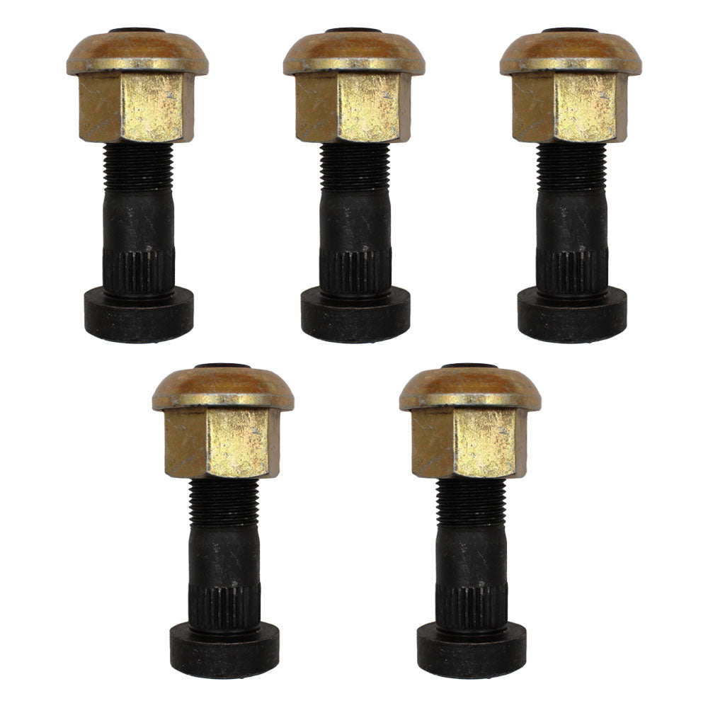 826/00923 Qty. 5 Wheel Stud w/ Nut   Fits JCB 1115 1115S 1125 1135 125