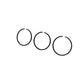 184447M1 Qty 3: Hydraulic Piston Ring Fits Massey Ferguson 135 150 165 202 203