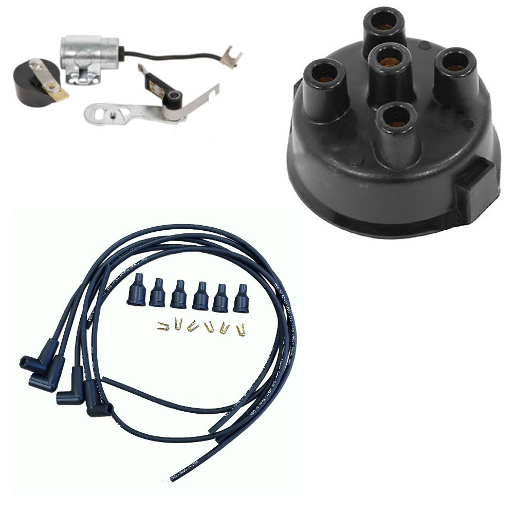 MA0595 Ignition Kit w/ Distr. Cap & Wiring Set Fits Cockshutt Various